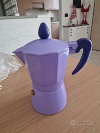 CAFFETTIERA da 1 tazza color lilla 