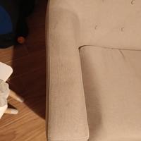 divano skulm beige lino scandinavo