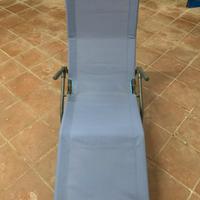 Sedia sdraio in alluminio