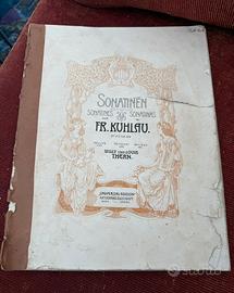 Raccolta vintage sonatine pianoforte di  Kuhlau.