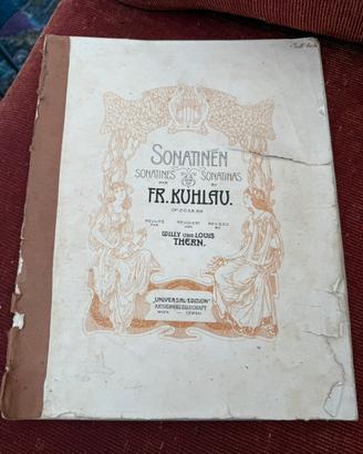 Raccolta vintage sonatine pianoforte di  Kuhlau.