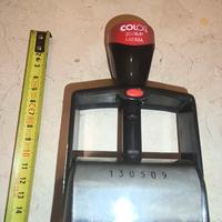 Timbro datario e denominazione attività commercial