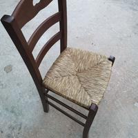 Sedie paesane in legno