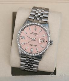 Rolex Date 34 mm. - Quadrante Pink