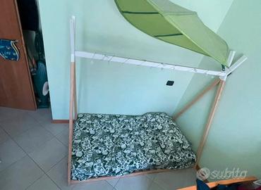 Lettino montessoriano 160x80 con materasso