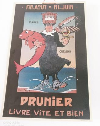 Post vintage francese PRUNIER  Stile