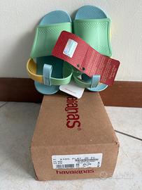 HAVAIANAS BAMBINO AZZURRO ACQUA TG BR25-26 EU27-28