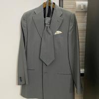 Abito da Sposo LUBIAM 48 Grigio Gessato Completo