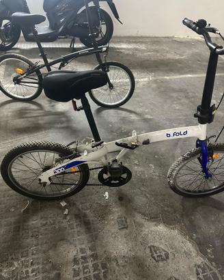 Coppia bici pieghevoli B-Fold / B'Twin 20"