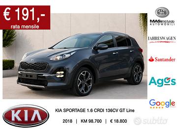 KIA Sportage 1.6 CRDI 136 CV 2WD GT Line