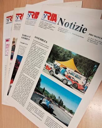 Abarth bollettini registro storico 