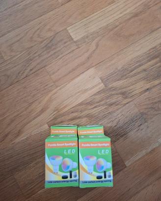 4 lampadine led smart gu5.3