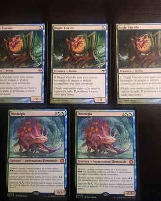 Carte di Magic the Gathering 100 blu verde