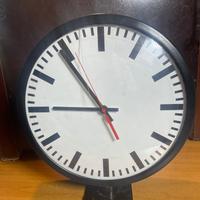 IKEA VINTAGE OROLOGIO BIFACCIALE STAZIONE DESIGN