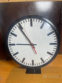 IKEA VINTAGE OROLOGIO BIFACCIALE STAZIONE DESIGN