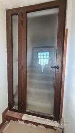 Portoncino in anodizzato e vetro