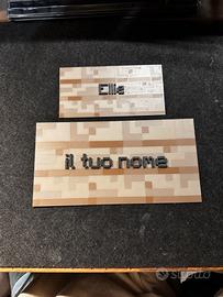 Cartello Minecraft Personalizzabile