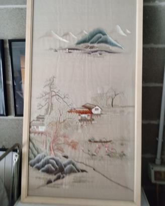 Quadri orientali ricamati 