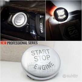 PULSANTE start stop SILVER BMW tasto ACCENSIONE