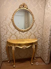 stile Luigi xv    linee curve e forme bombate.