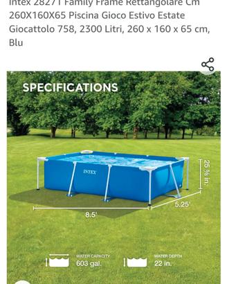 Piscina Intex rettangolare