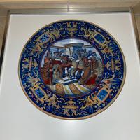 Paolo Rubboli - Piatto Maiolica a lustro 1886