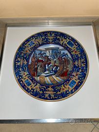 Paolo Rubboli - Piatto Maiolica a lustro 1886