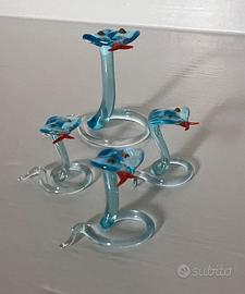 Serpenti in vetro di Murano