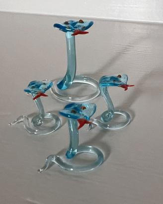 Serpenti in vetro di Murano