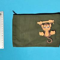 Scuola astuccio scimmia