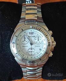 OROLOGIO UOMO SECTOR CRONO PROFESSIONALE NUOVO