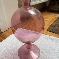 Vaso in vetro anni 70 Soffieria Parise