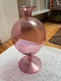 Vaso in vetro anni 70 Soffieria Parise
