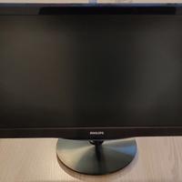 Monitor Philips LED 2012 , 22" , Nero, usato