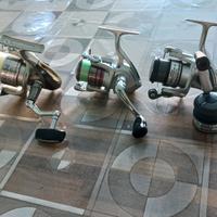 2 mulinelli Daiwa e 1 Shimano