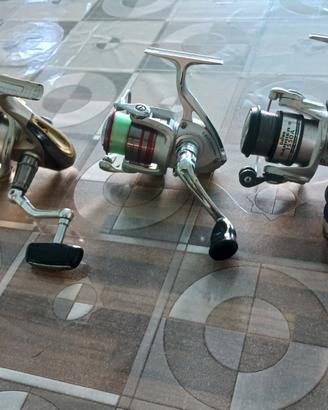 2 mulinelli Daiwa e 1 Shimano
