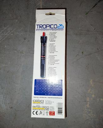 Riscaldatore acquario Wave Tropico 25W nuovo