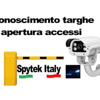 Telecamera lettura targa apertura cancello accessi