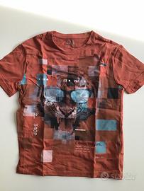 T-shirt bambino 10 anni con stampa tigre