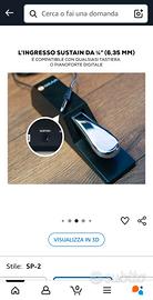 pedale sustain pianoforte m-audio 