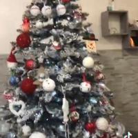 Albero di natale  alto 2 10 inevato