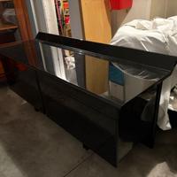 mobile cassettiera laccato nero