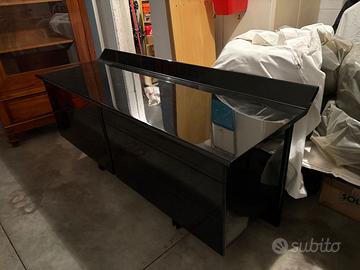 mobile cassettiera laccato nero