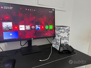 Xbox series x + volante hori racing wheel