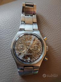 OROLOG. Eberhard Chronograph ANNI '70 ACCIAIO INOX