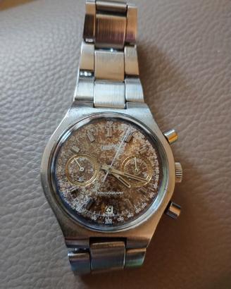 OROLOG. Eberhard Chronograph ANNI '70 ACCIAIO INOX