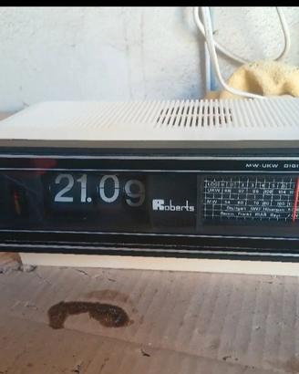 radiosveglia flip cartellini anni 70