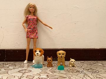 Barbie con cane hot sale
