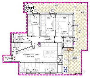 Attico / Mansarda di 187 m² con 5 locali e box aut