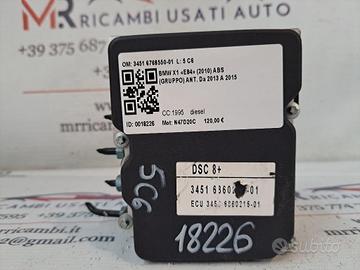 ABS BMW X1 Serie (E84) 34516856924 34516768550 N47